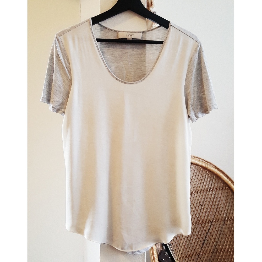 LOFT Chiffon Tee Shirt